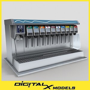commercial drink dispenser 3ds
