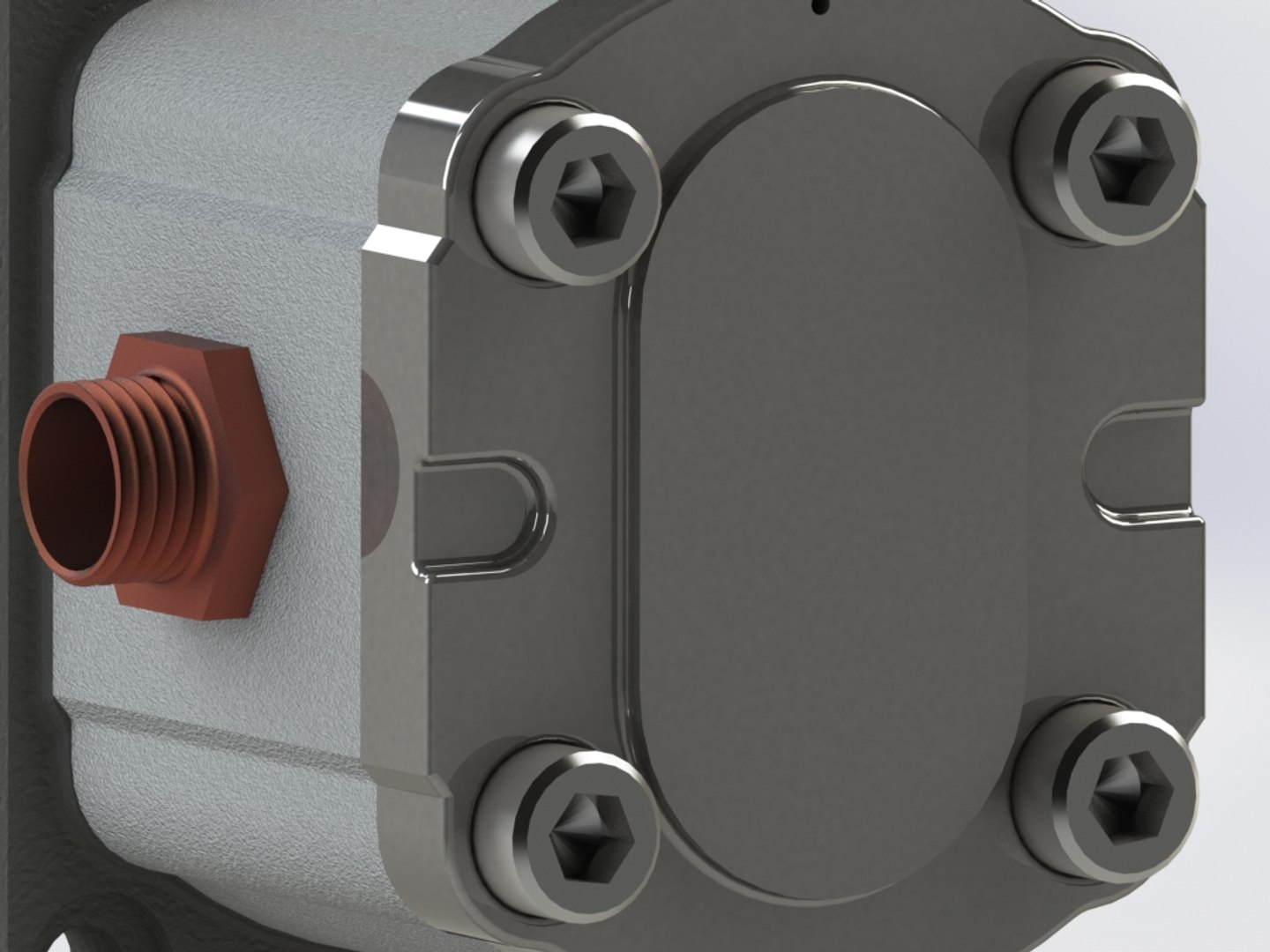 Hydraulic Gear Pump 3D Model TurboSquid 1643153