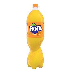 3D 2l fanta bottle