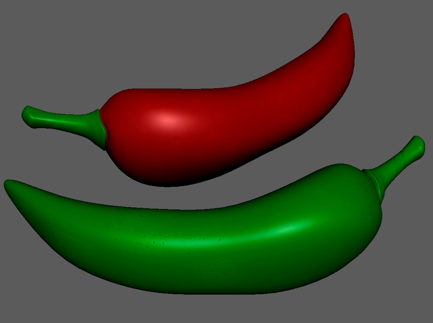 food pepper chili 3d model