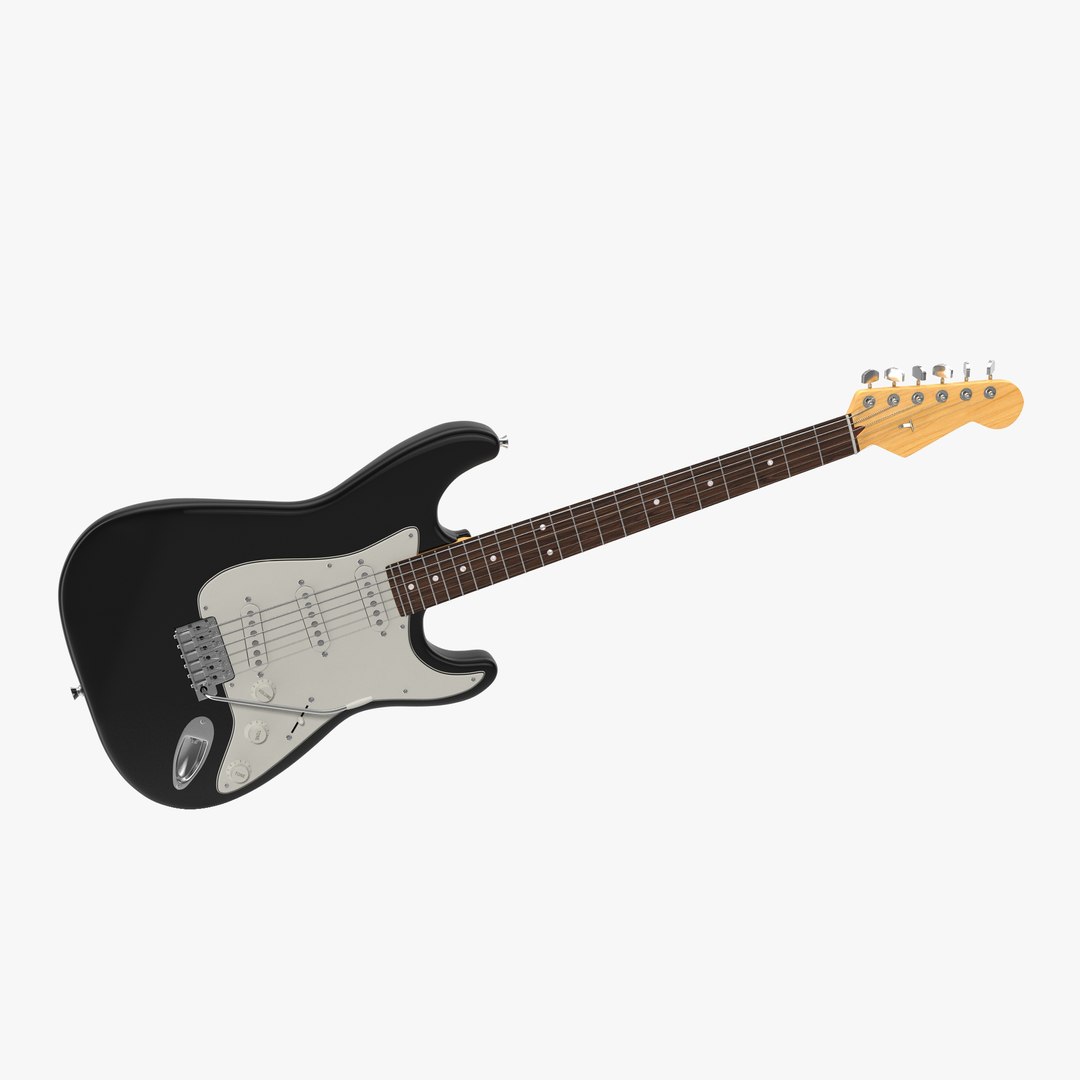 Electric Guitar Generic 3D model preview