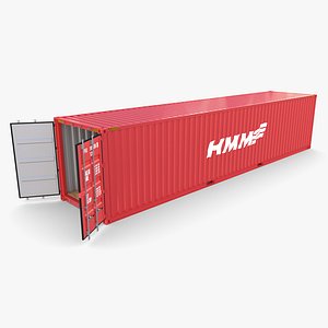 40ft Shipping Container HMM v4 model