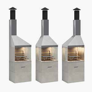 3D BBQ Gourmet Steel Glass