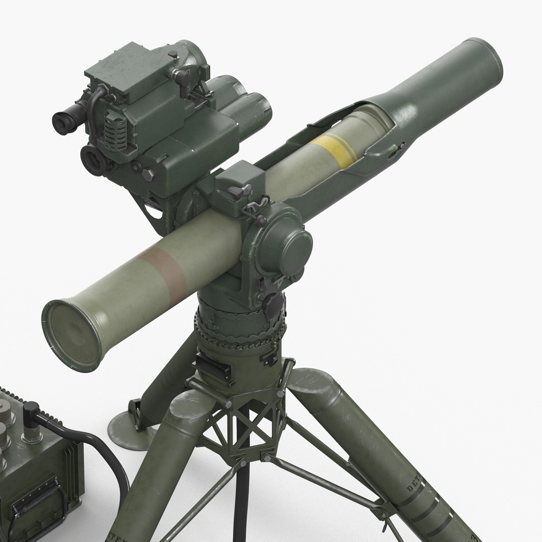 BGM-71 TOW 미사일 시스템 삼각대 3D 모델 - TurboSquid 1104313