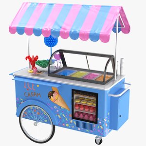 candy cart 3D