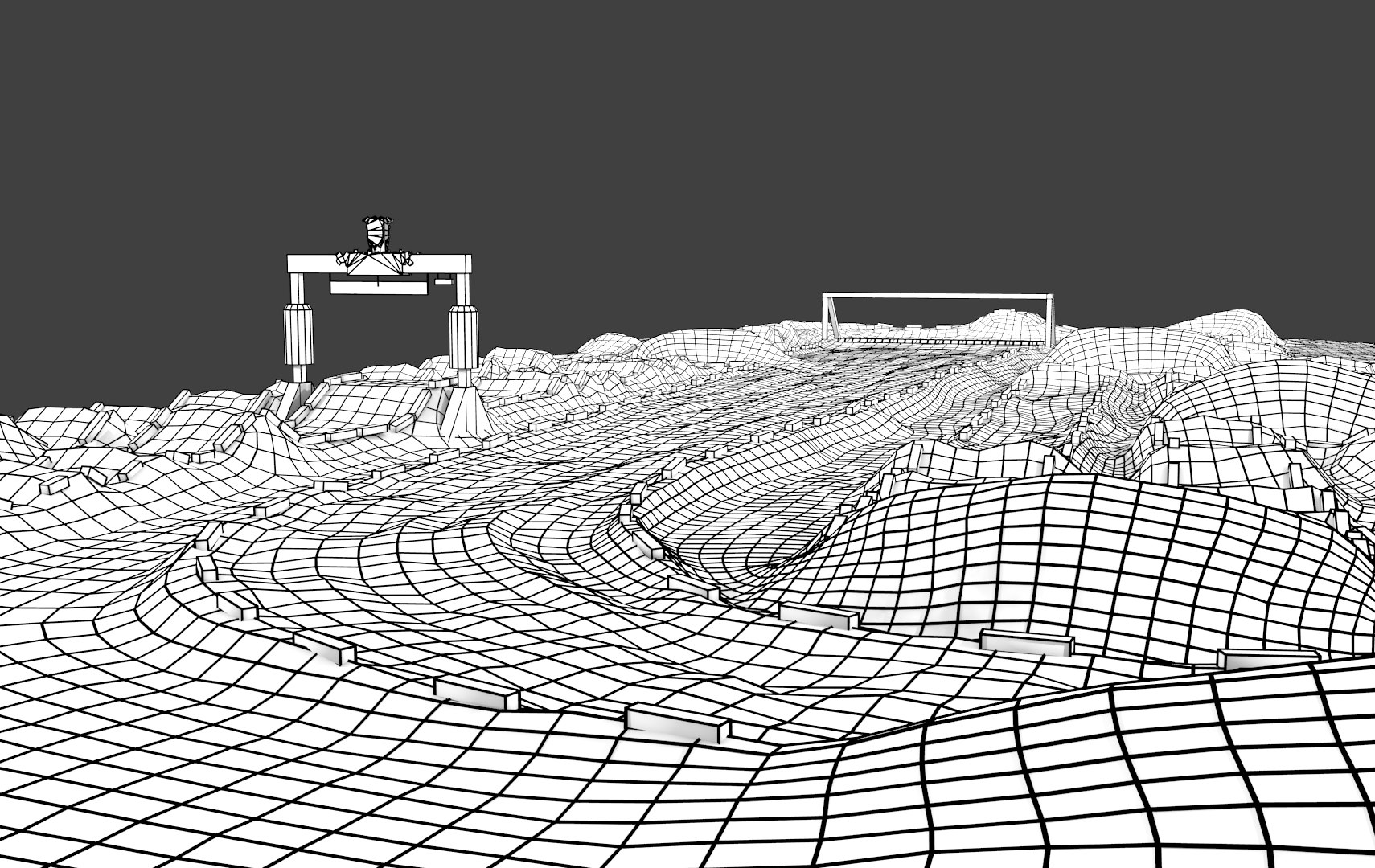 Motocross Track 3D Model - TurboSquid 1197024