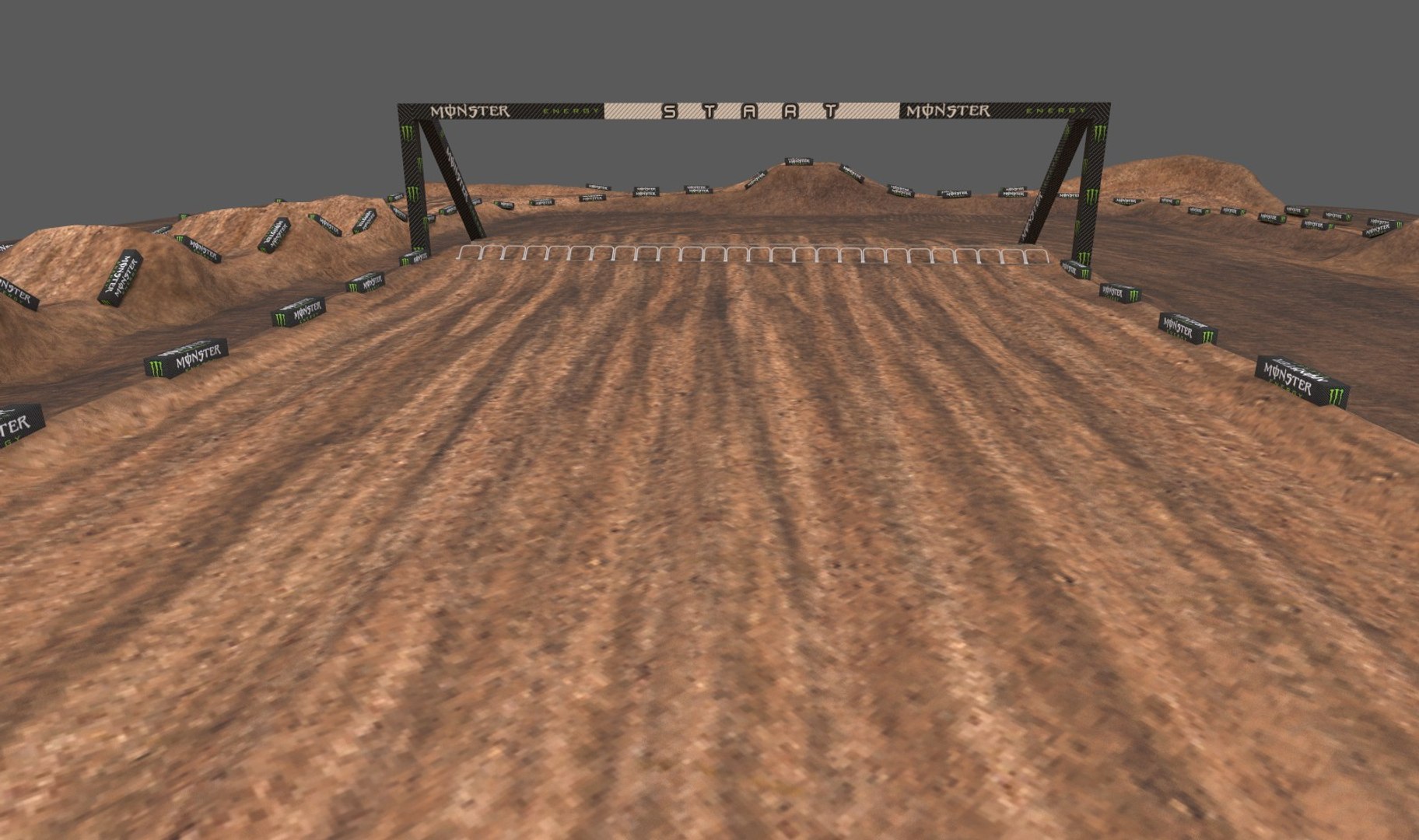 Motocross Track 3D Model - TurboSquid 1197024