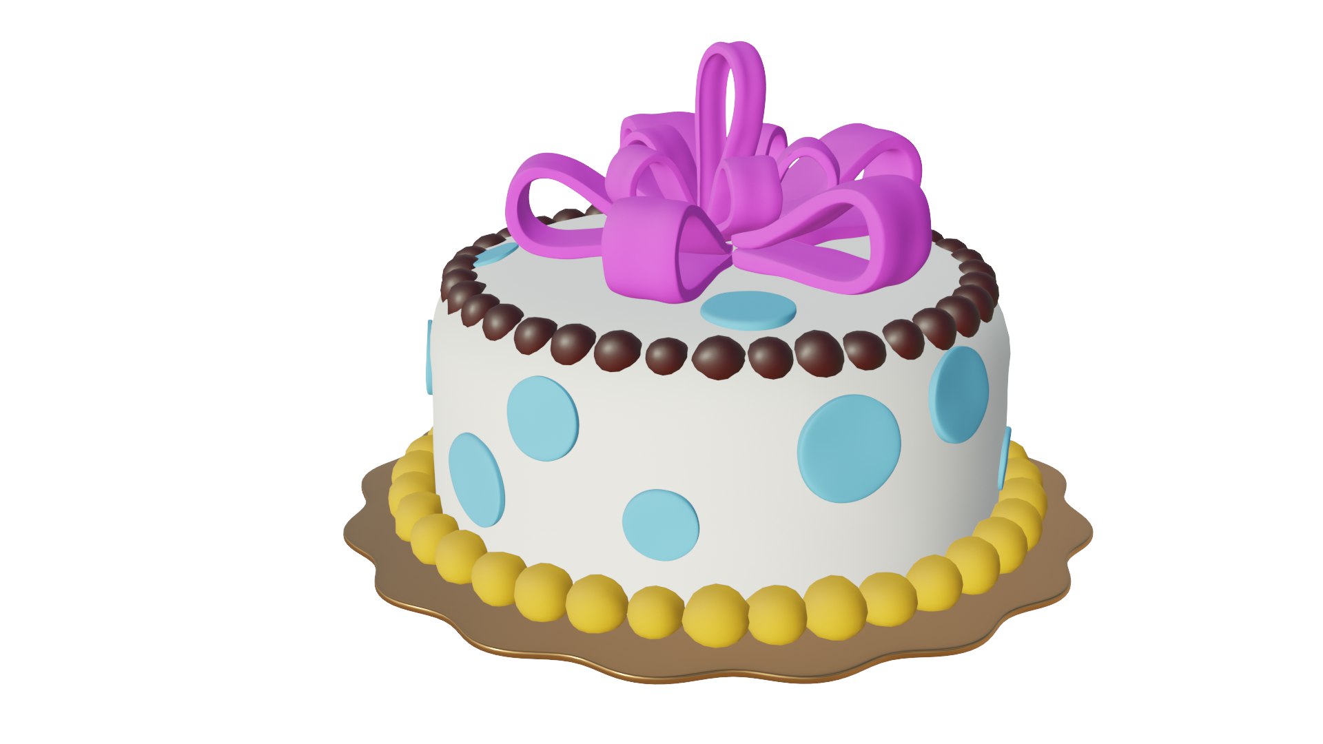 3D cake - TurboSquid 1880268