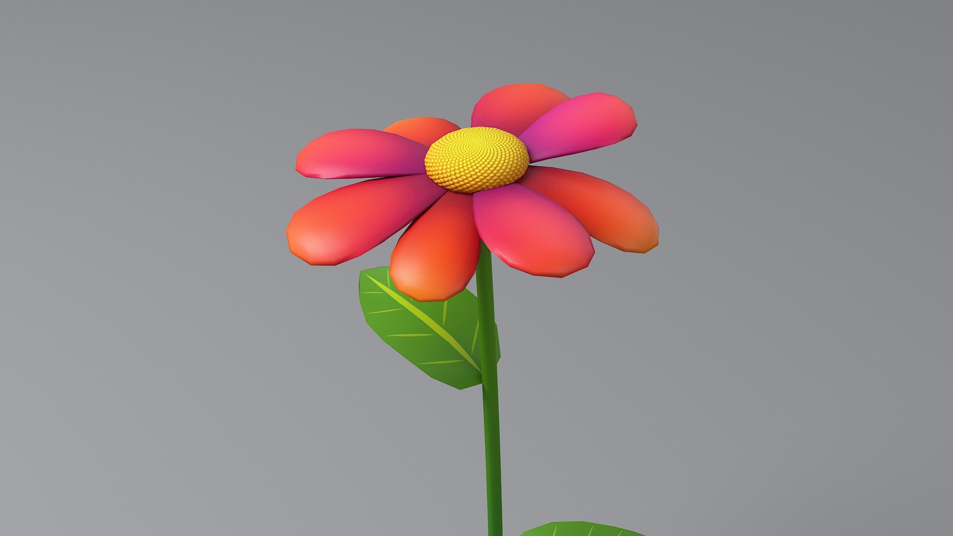 Cartoon Flower 02 3D Model - TurboSquid 2049412