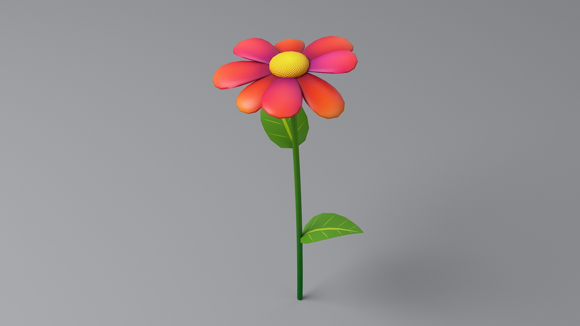 Cartoon Flower 02 3D Model - TurboSquid 2049412