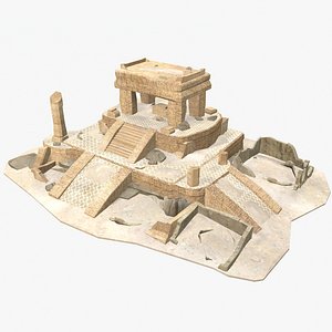 Persian Building VI - Low Poly - Textured