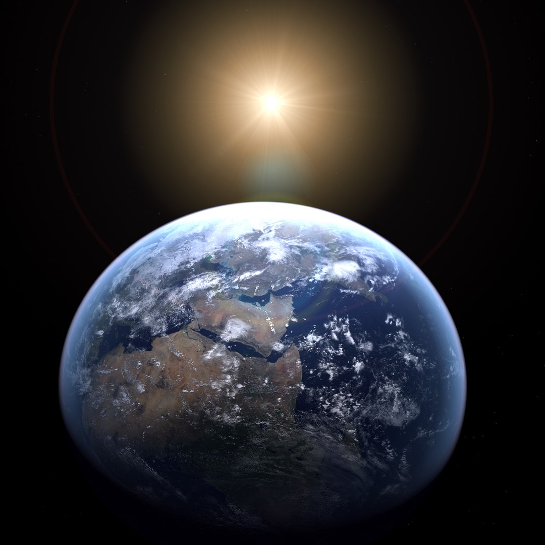 3d Model Photorealistic Planet Earth