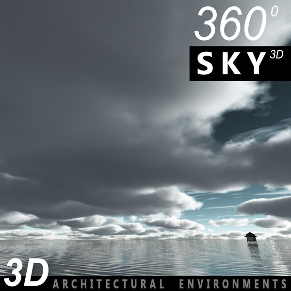 3d model sky clouds