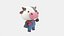 Cute Cow  Illustration