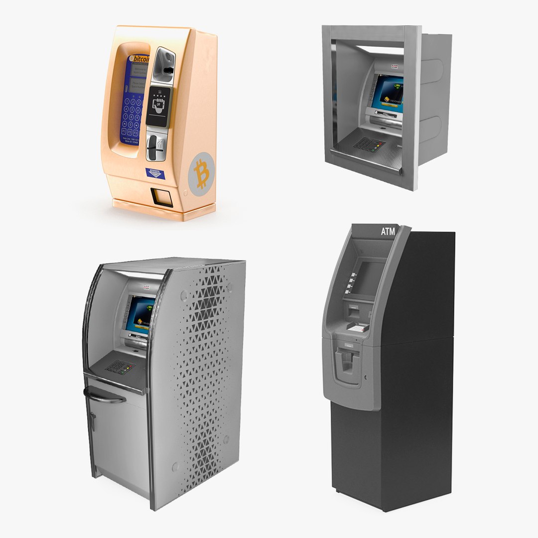 ATM Machines Collection 3 3D model preview