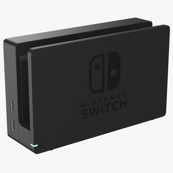 3D Detailed Nintendo Switch Dock model