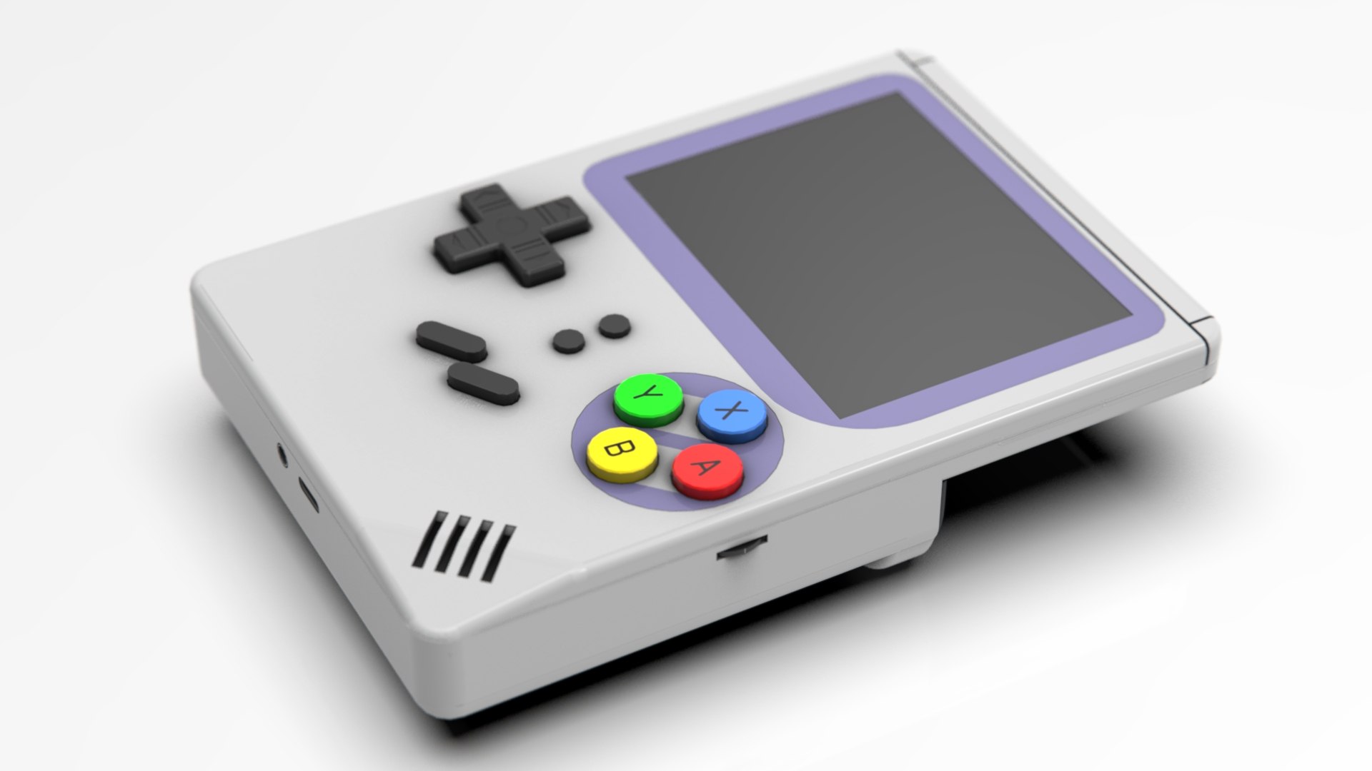 Retro Handheld Gaming Console 3D - TurboSquid 2366520