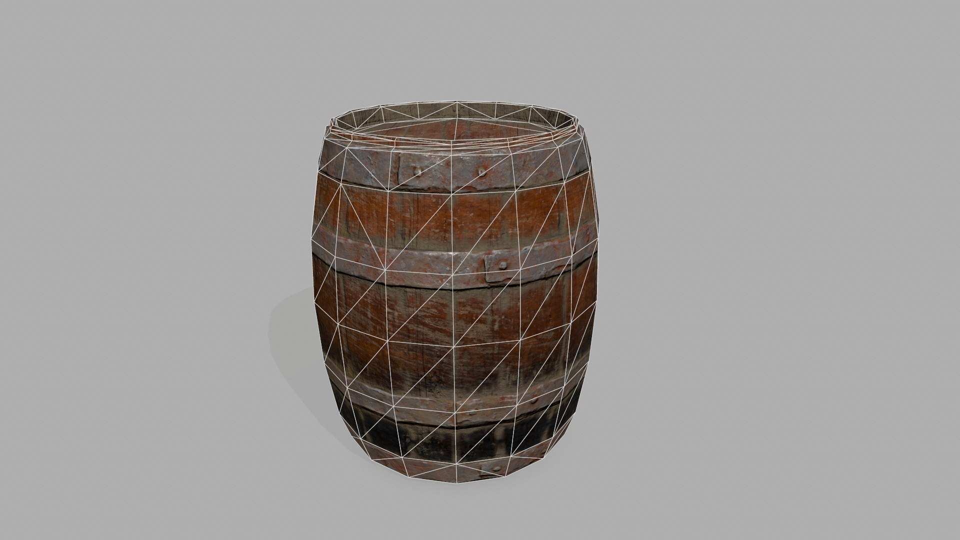 Barrel Model - TurboSquid 2017990