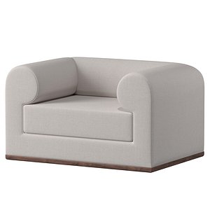 3D hem armchair 002-B
