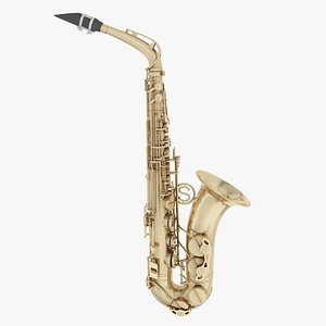 3d saxophone sax