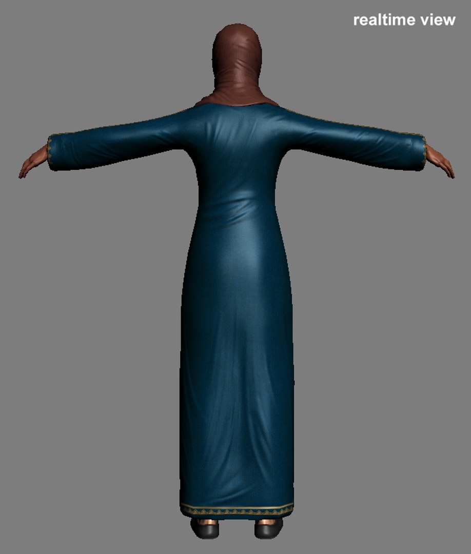 3d model eastern female