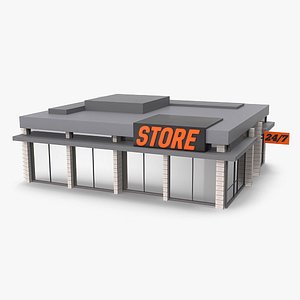 Generic Store Building 3D model