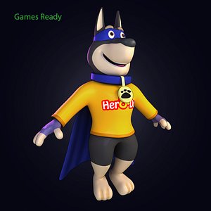 Cartoon Hero Dog