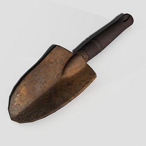 old trowel 3d 3ds