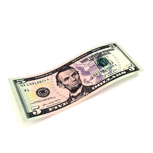 5 DOLLARS 3D model