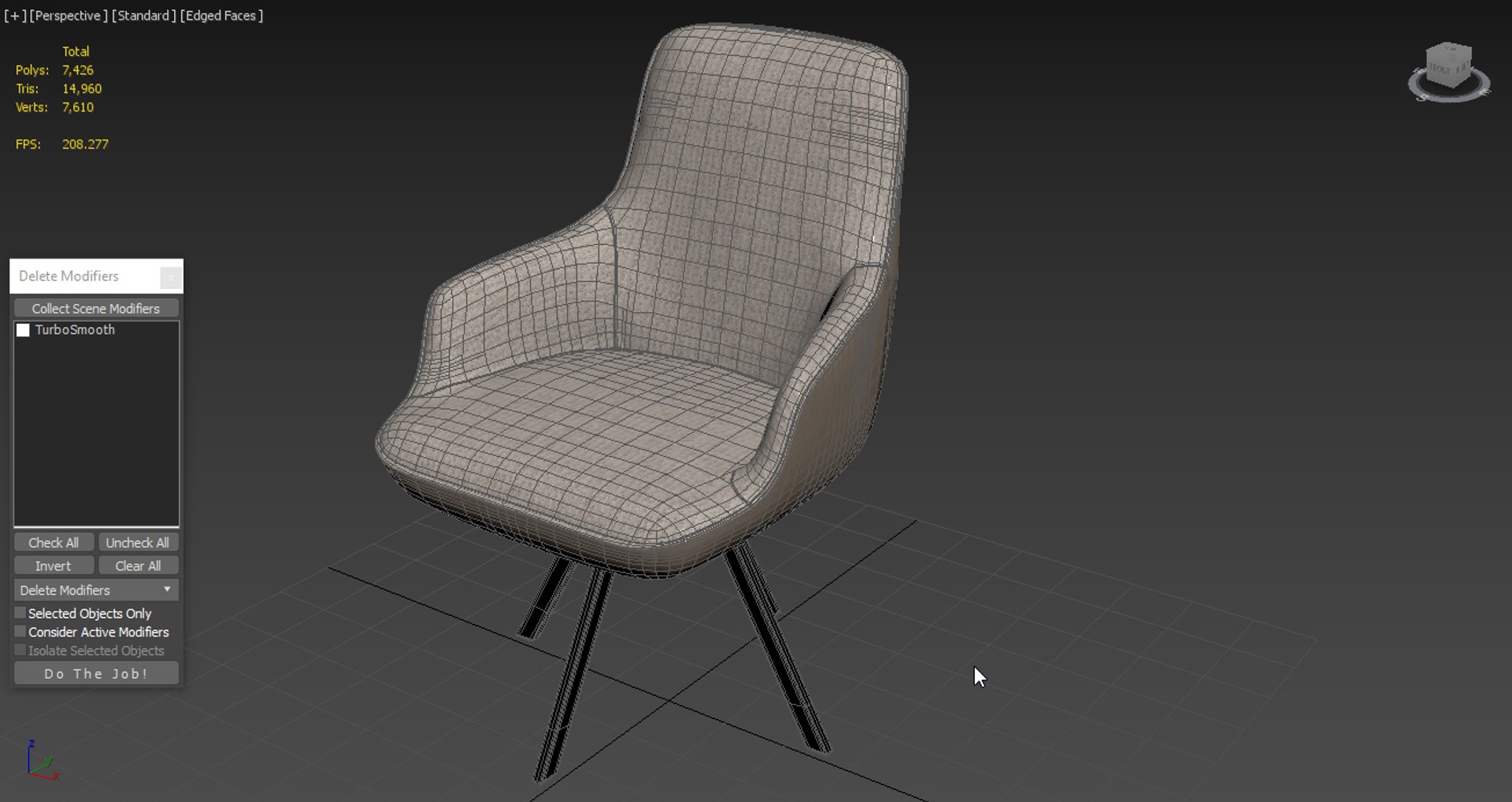 3D Rolf Benz 671 SMO Armchair Model - TurboSquid 2081780