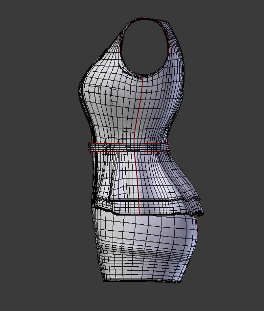 Dress Jacket 3D Model - TurboSquid 1166643