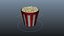 Modello di impianto 3D per popcorn asset per maya