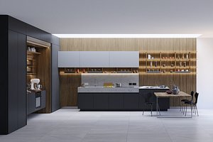 3D Modern kitchen - Ernestomeda - Sign