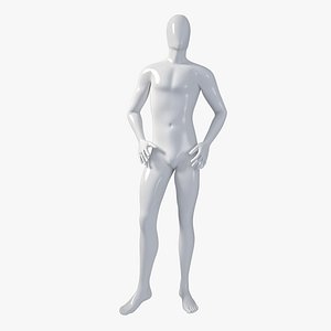 3d male mannequin model