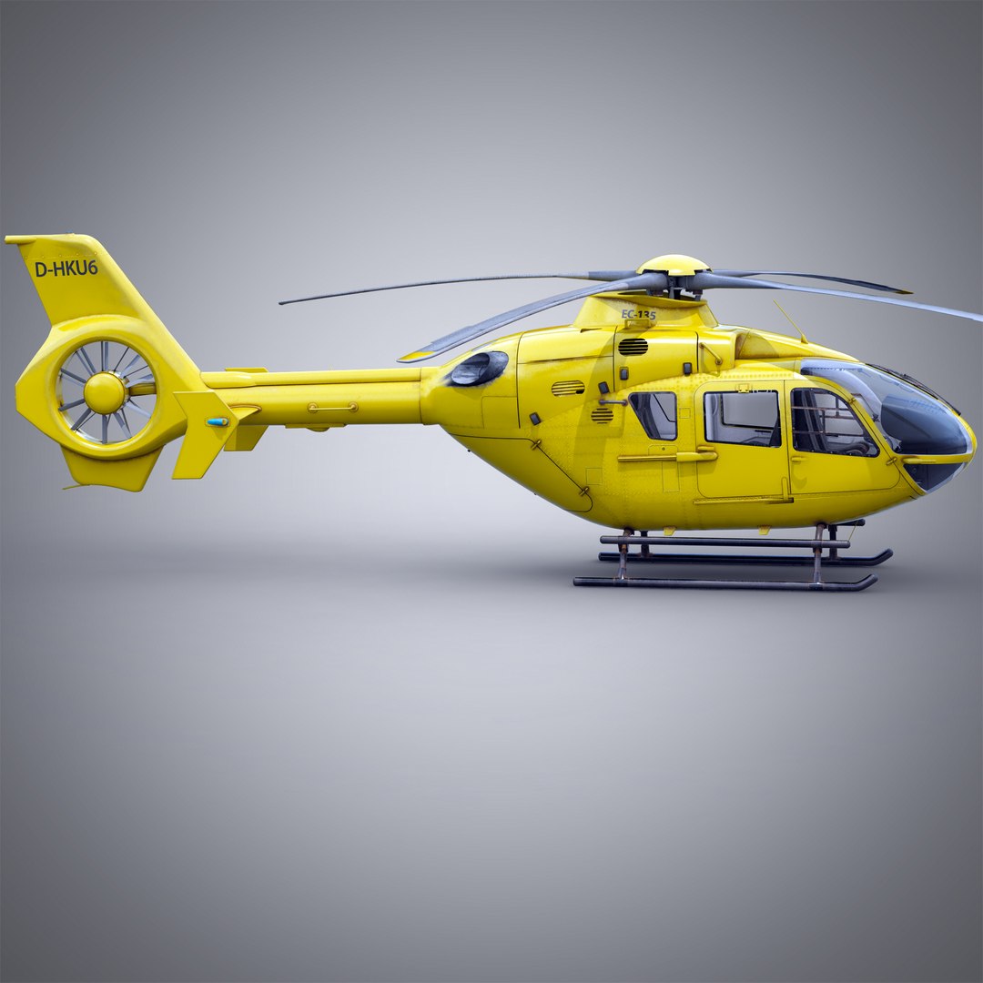 3d Eurocopter Multitask H135 Model