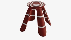 stool  modern plastic 3D model