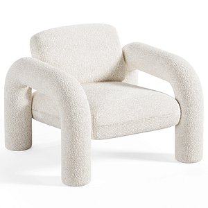 3D model Armchair Bubo
