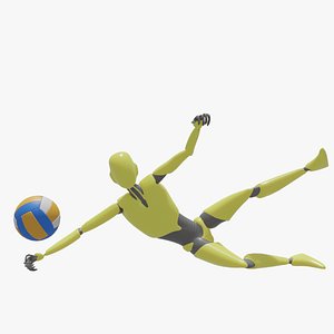 3D model Volley-ball animations - Motion Cast14 Vol1