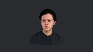 John Connor- Realistic bust head ready