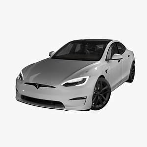 2022 Tesla Model S Plaid P100D 3D model