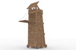 Medieval Siege Tower 3D