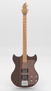 bass guitar 3D model