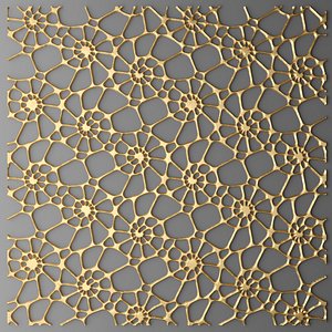 panel lattice grille 3d ma
