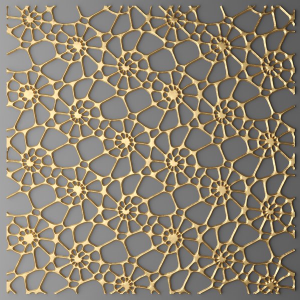 panel lattice grille 3d ma