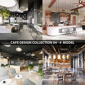 Cafe Design Collection 04 3D model