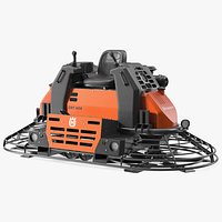CRT 60X Power Trowel Husqvarna Rigged for Maya