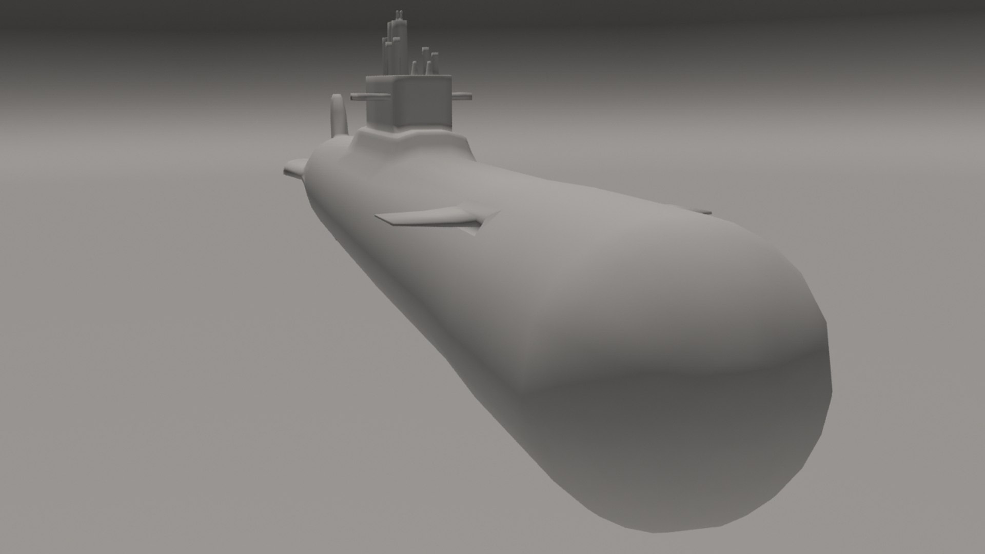 3d model submarine