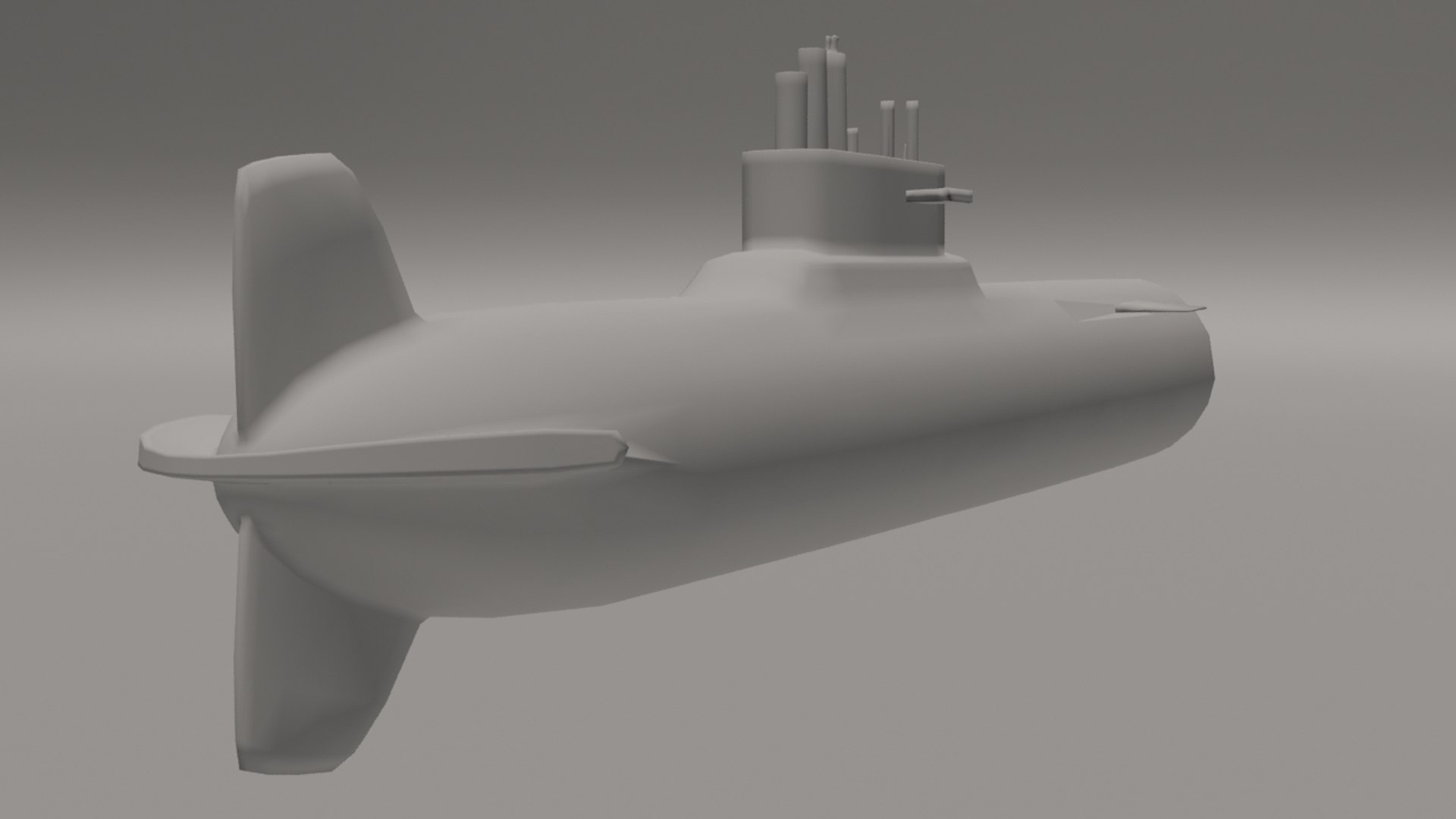 3d model submarine