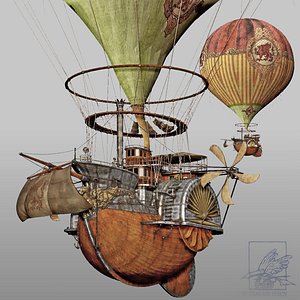 Steampunk Airship