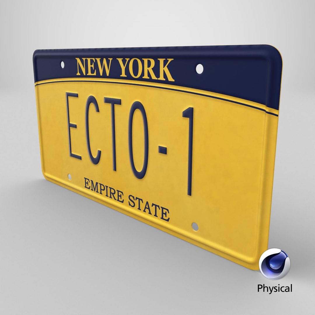 3D model Ghostbusters ECTO-1 License Plate https://p.turbosquid.com/ts-thumb/VX/c0bZTt/0X/stemcell_cinema_4d_physical_render/png/1778089111/1920x1080/fit_q87/a852683ca0f4a33e54f3674562fe00e278600e87/stemcell_cinema_4d_physical_render.jpg